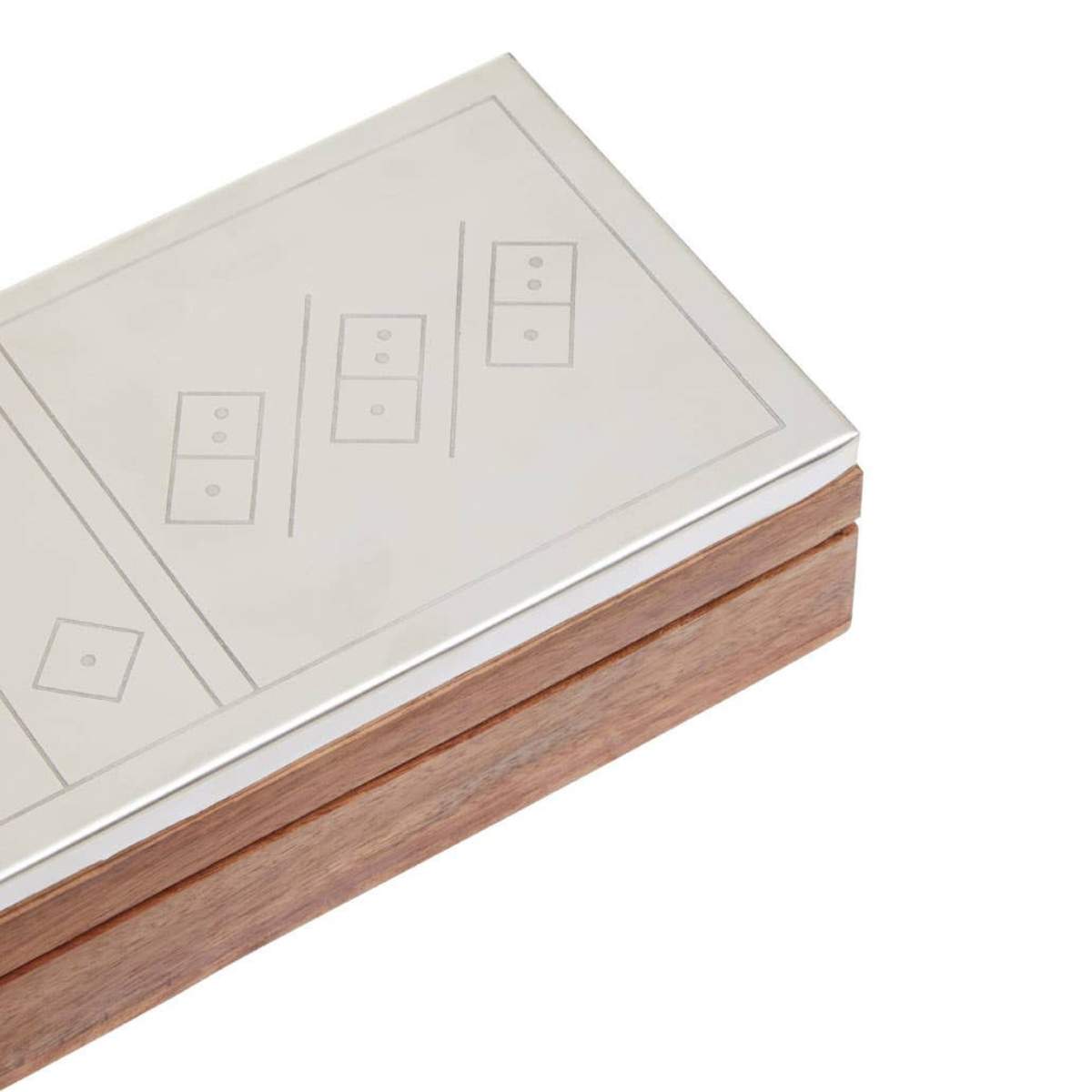 Beaumonde Home Churchill Games 3 In 1 Dominoes Dice and Playing Cards Set