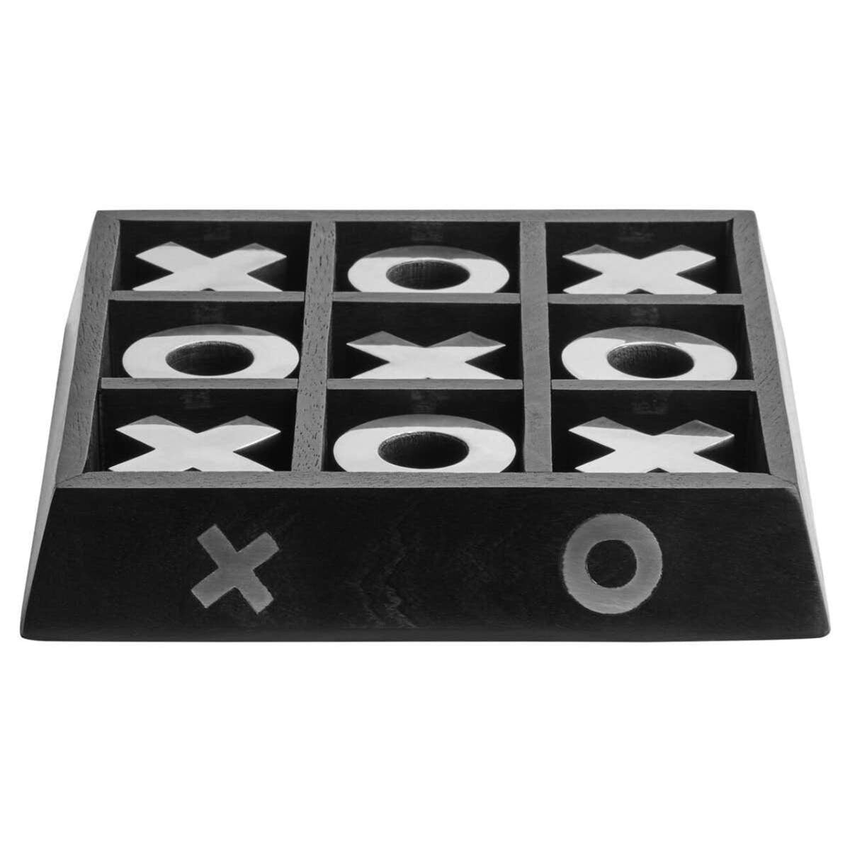Beaumonde Home Churchill Games Black Mango Wood Noughts and Crosses