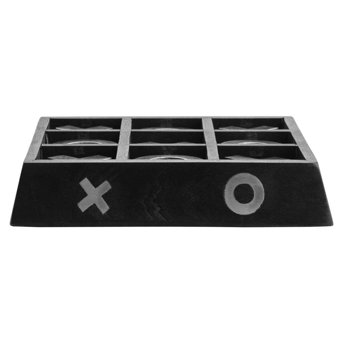 Beaumonde Home Churchill Games Black Mango Wood Noughts and Crosses
