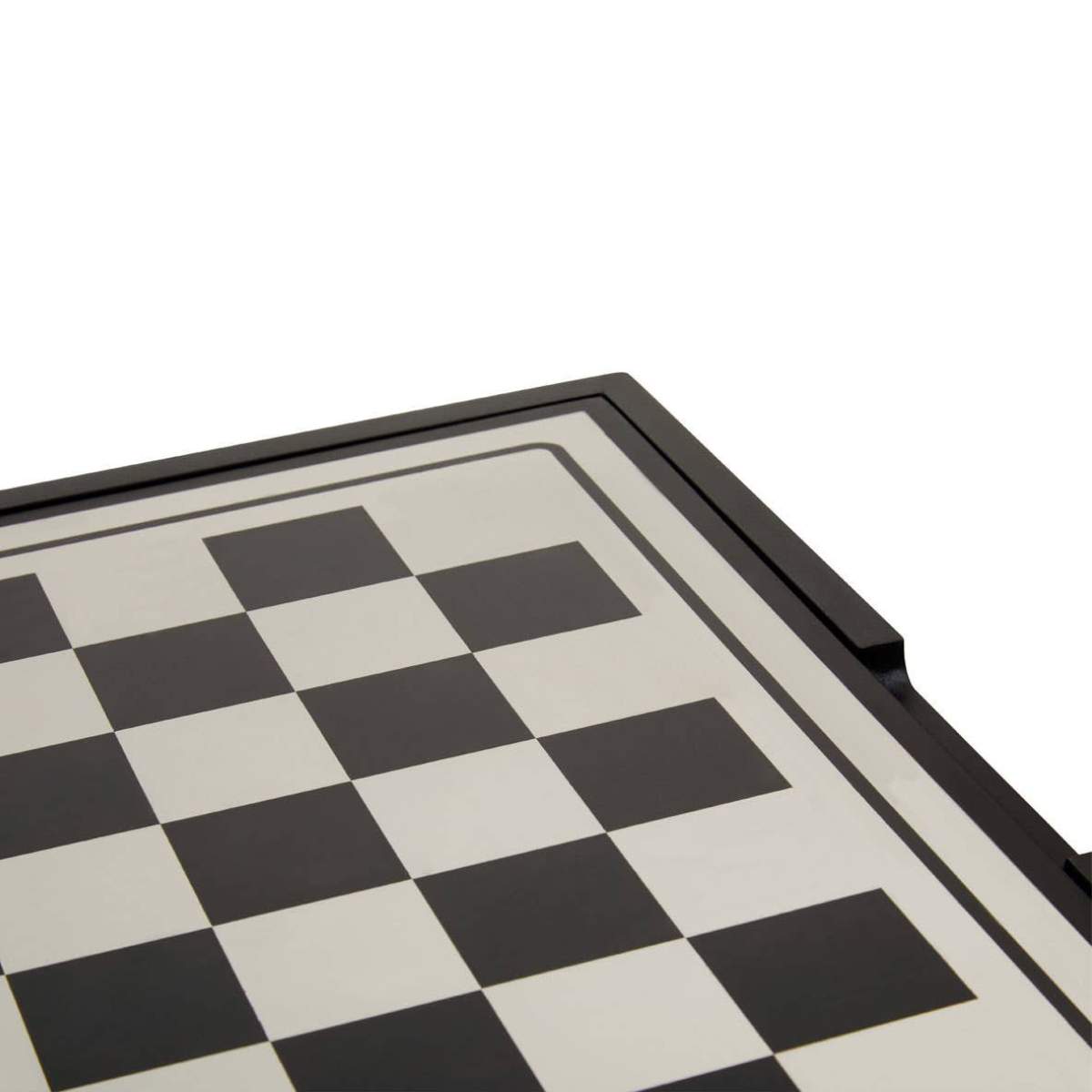 Beaumonde Home Churchill Games Black and Silver Chess Set