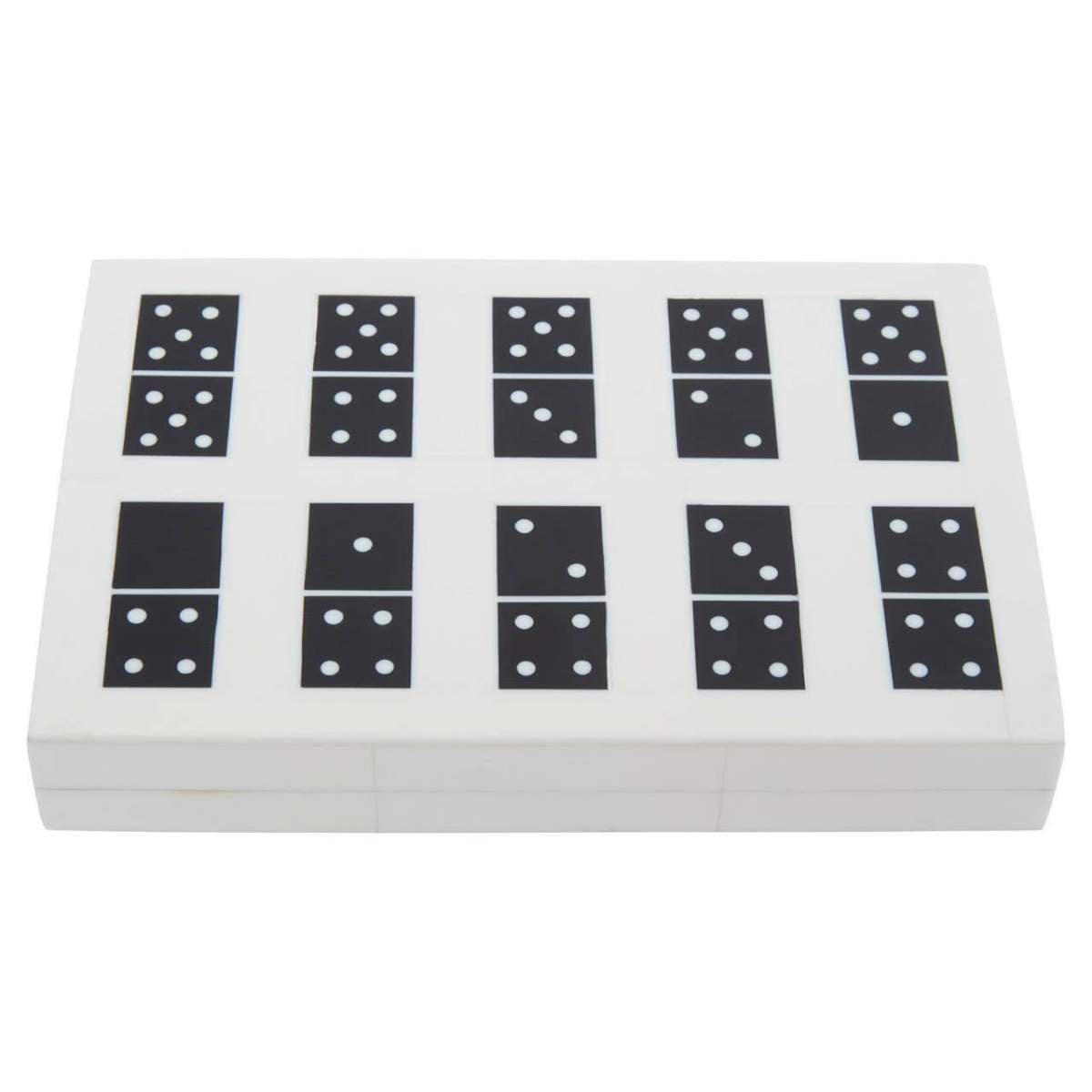 Beaumonde Home Churchill Games Black and White Domino Box Set