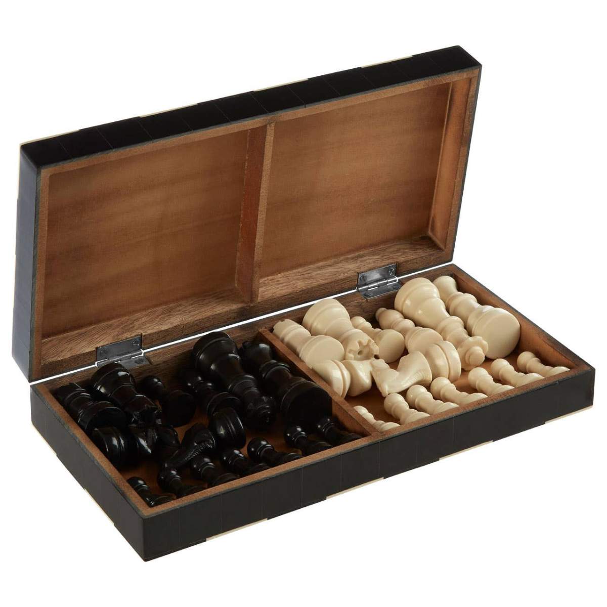 Beaumonde Home Churchill Games Black and White Foldable Chess Set