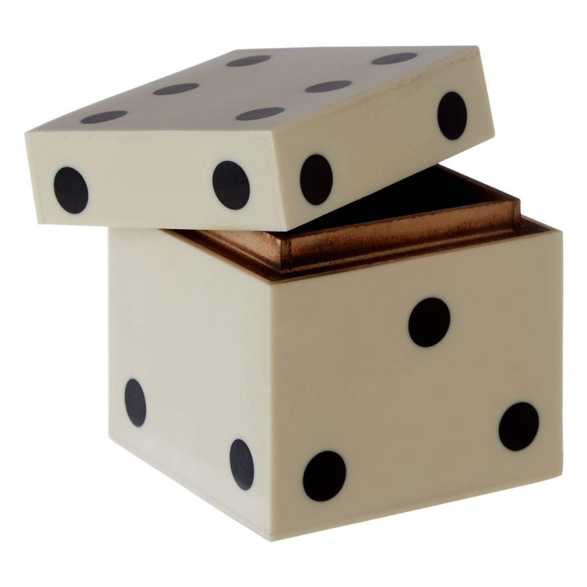 Beaumonde Home Churchill Games Dice Box with 5 Dice