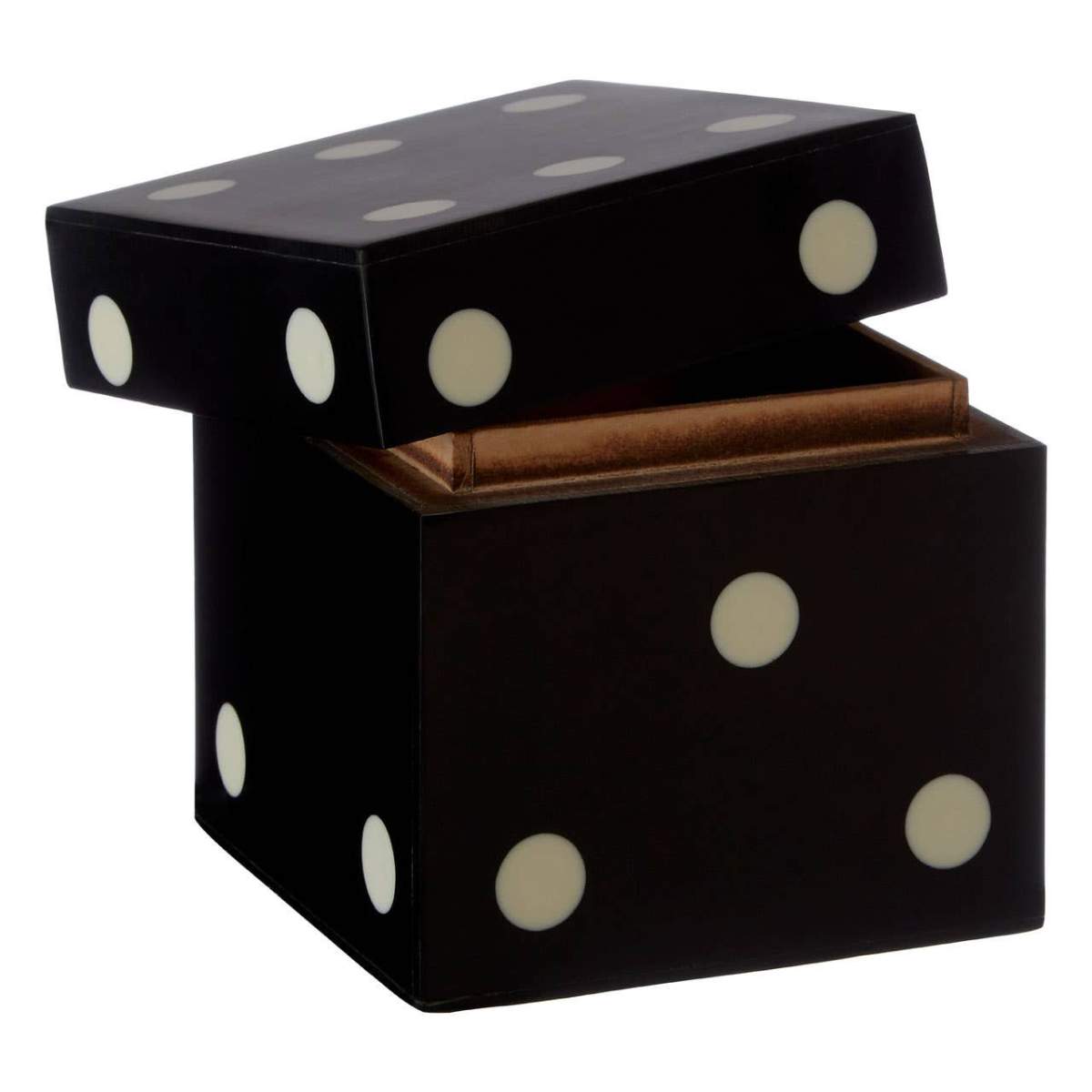 Beaumonde Home Churchill Games Dice Box with 5 Dice