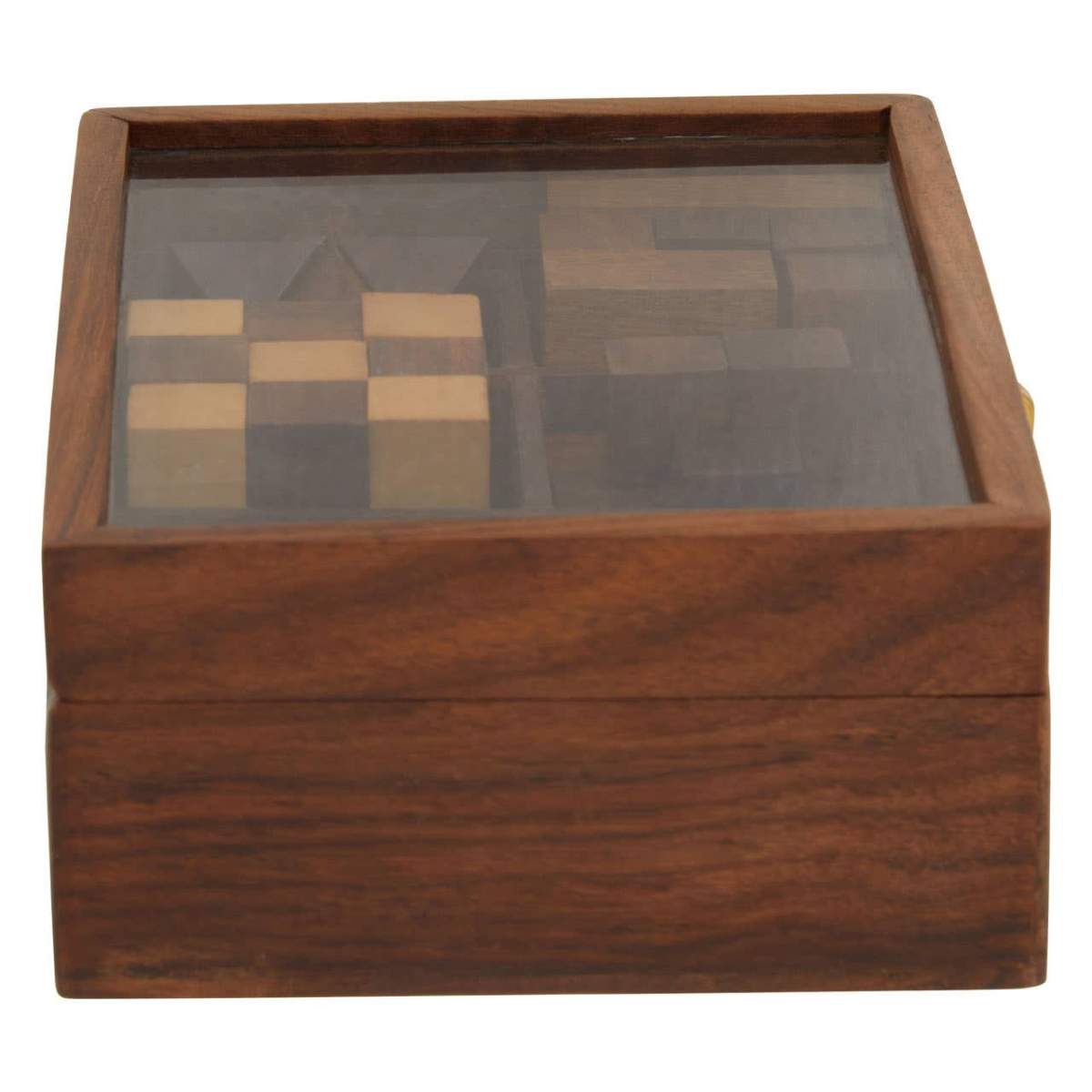 Beaumonde Home Churchill Games Sheesham Wood 6 Piece 3D Puzzle Set