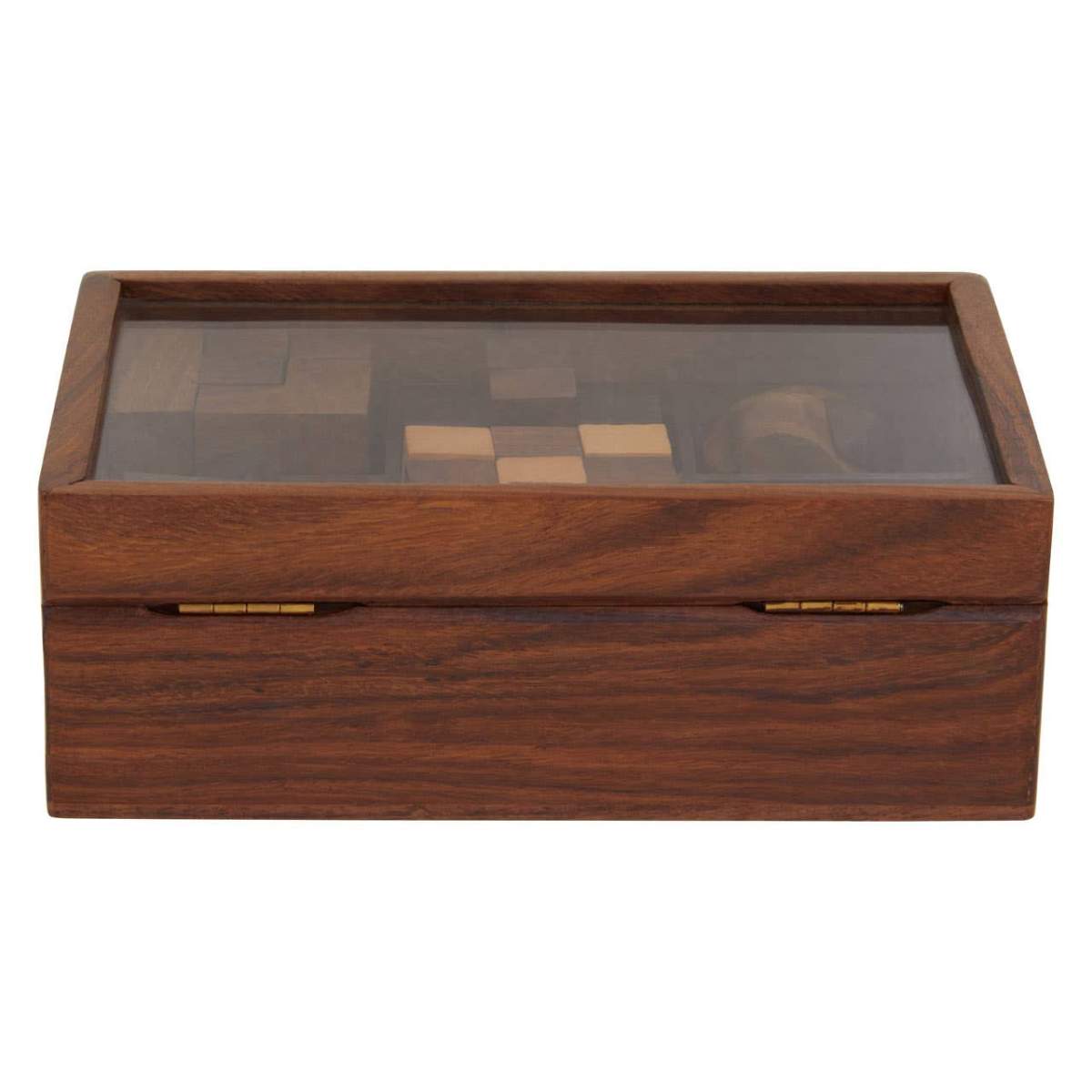 Beaumonde Home Churchill Games Sheesham Wood 6 Piece 3D Puzzle Set