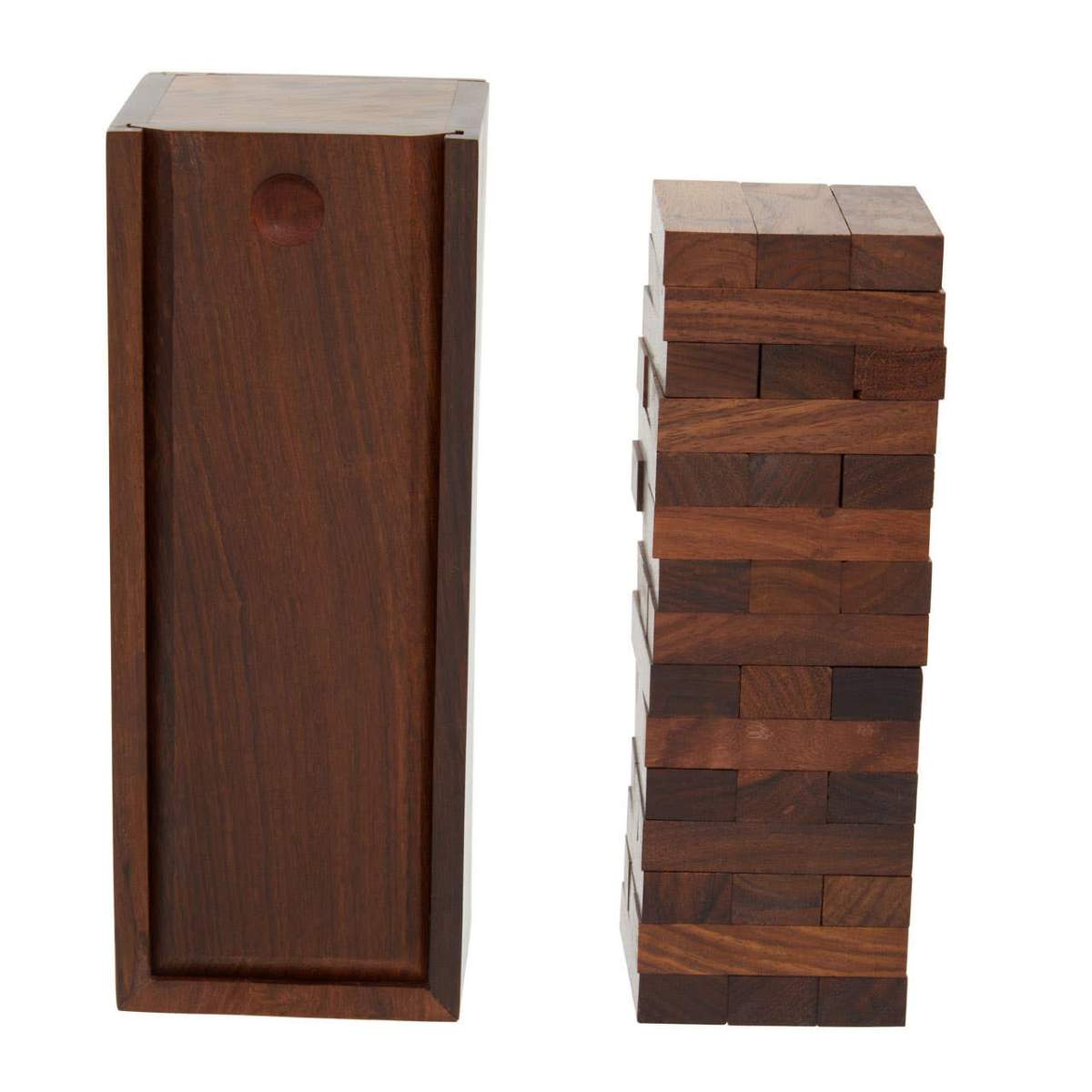 Beaumonde Home Churchill Games Sheesham Wood Blocks Set