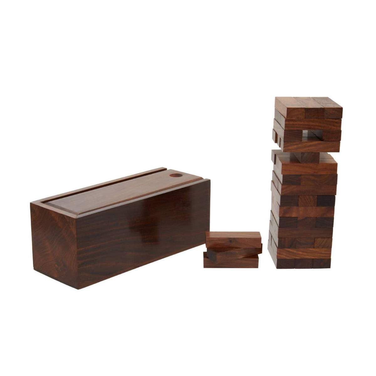 Beaumonde Home Churchill Games Sheesham Wood Blocks Set