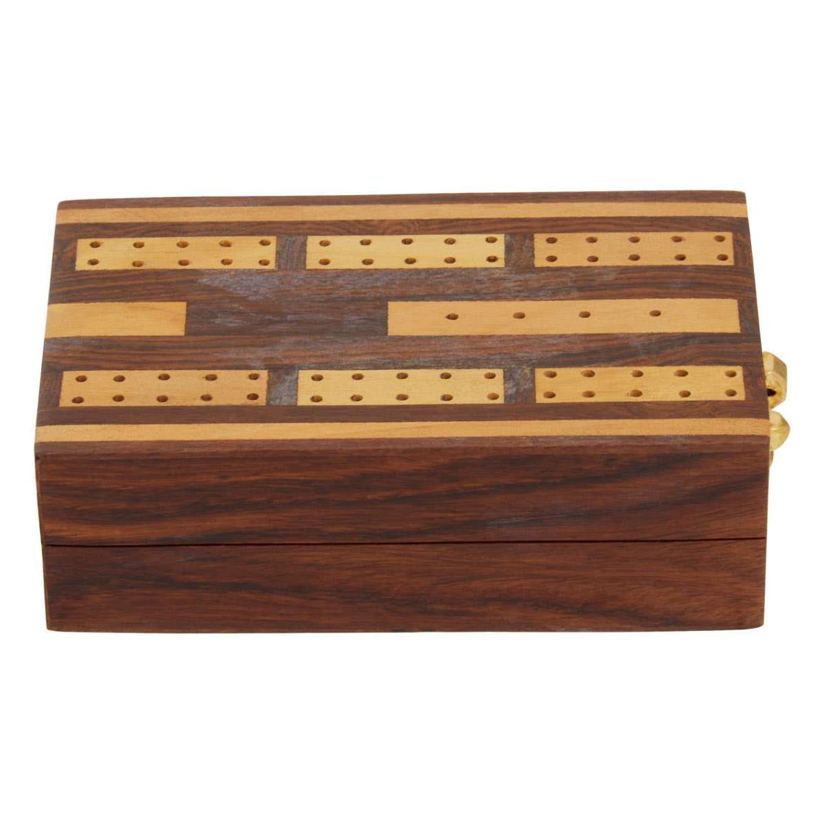 Beaumonde Home Churchill Games Sheesham Wood Cribbage Set