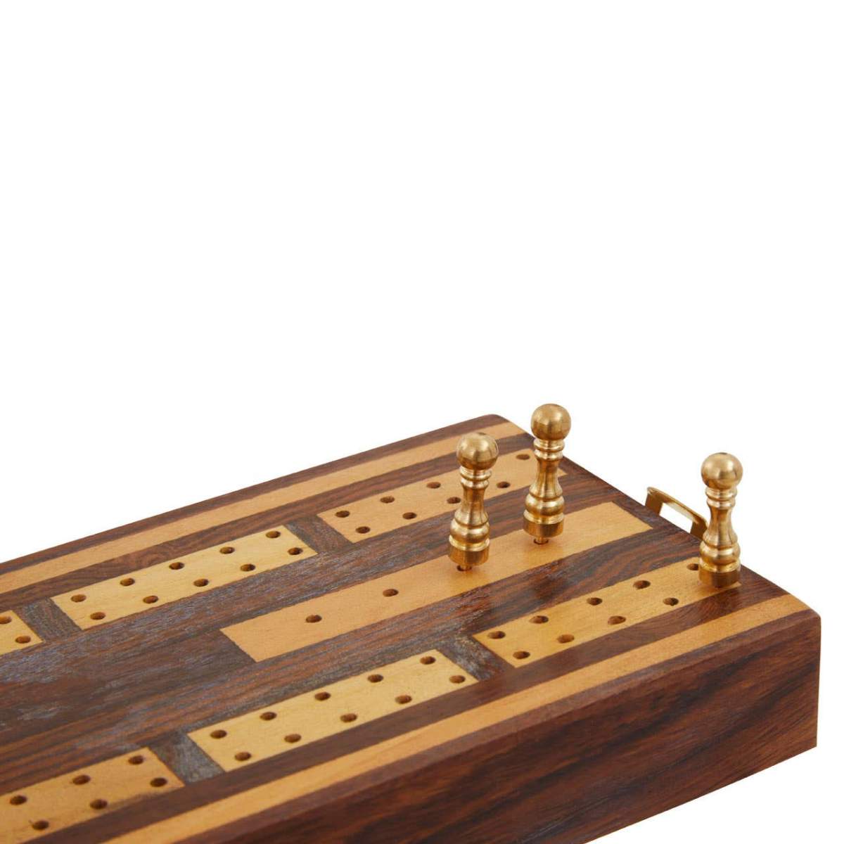 Beaumonde Home Churchill Games Sheesham Wood Cribbage Set