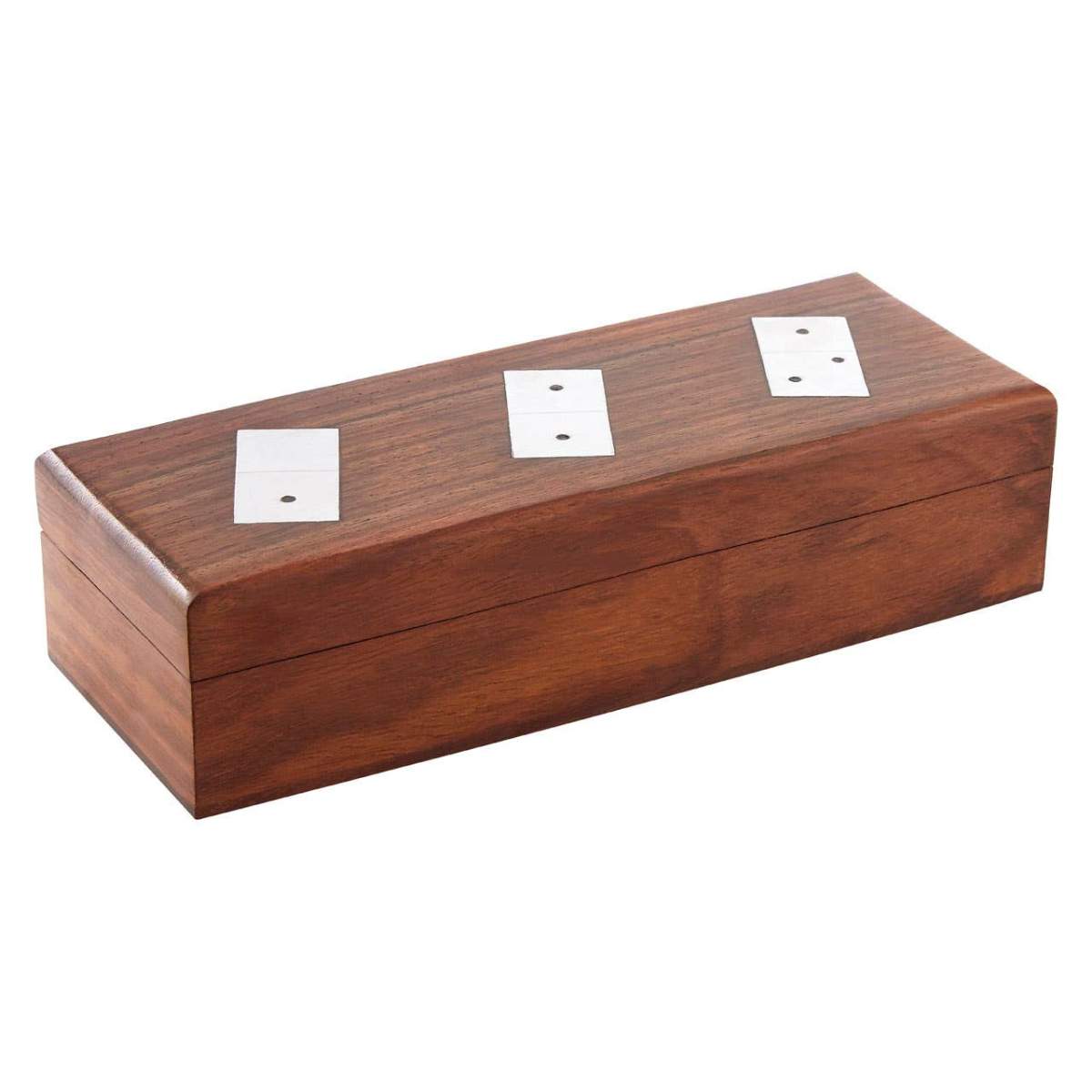 Beaumonde Home Churchill Games Sheesham Wood Domino Set