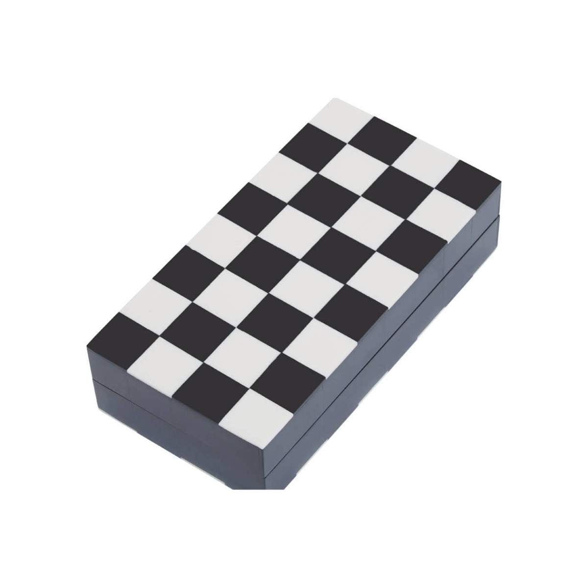 Beaumonde Home Churchill Games Small Black and White Foldable Chess Set