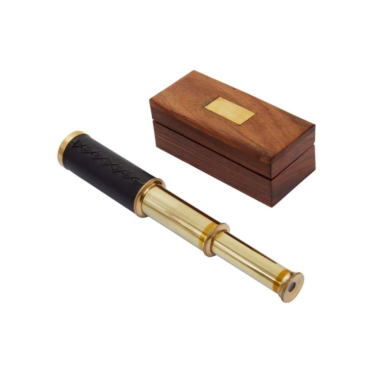 Beaumonde Home Churchill Leather Effect Telescope
