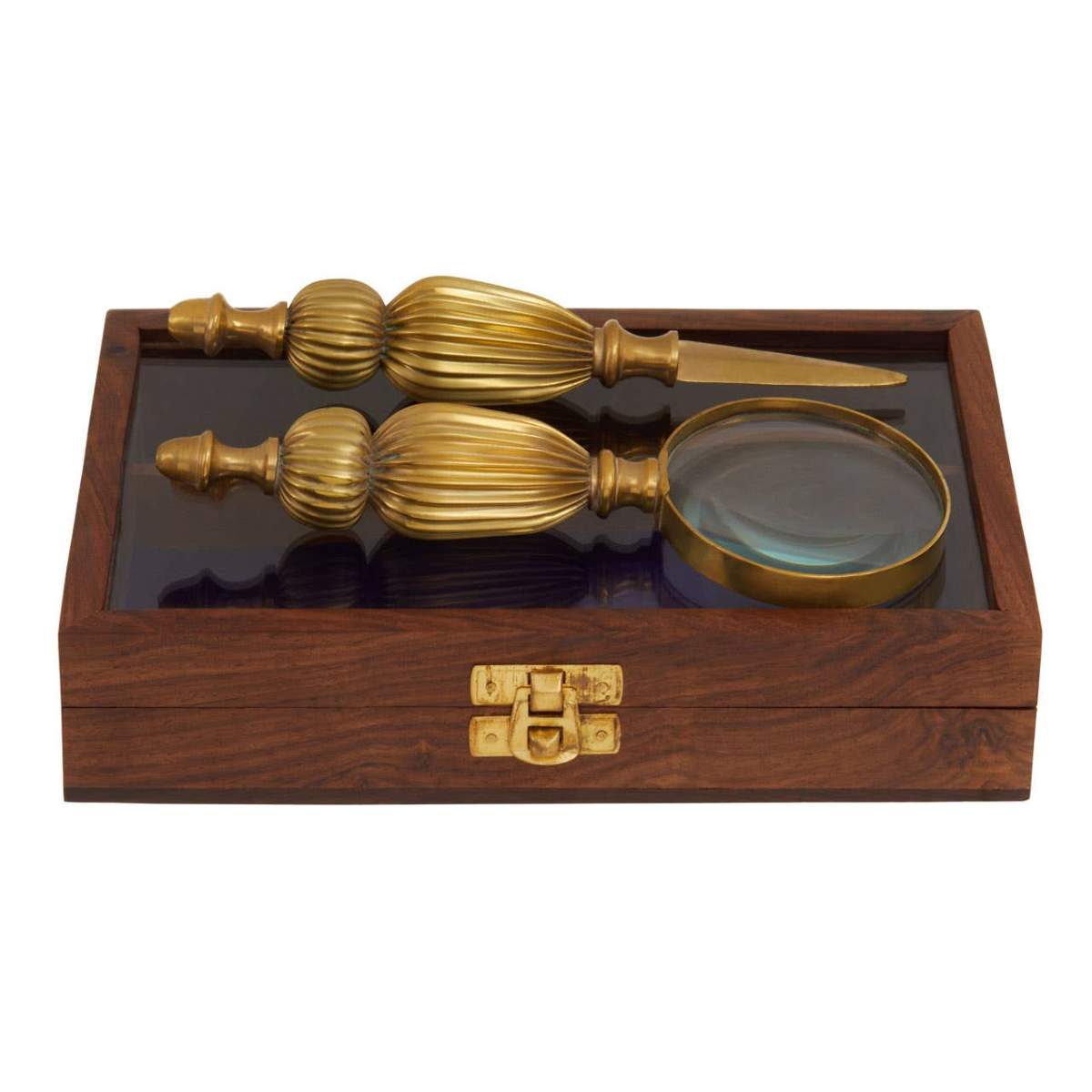 Beaumonde Home Churchill Magnifying Glass And Letter Opener With Box