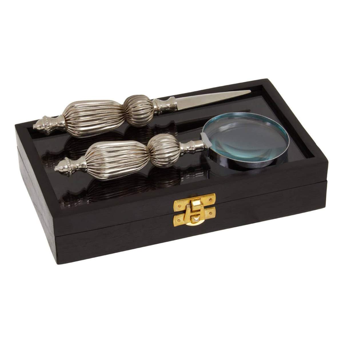 Beaumonde Home Churchill Magnifying Glass And Letter Opener With Box