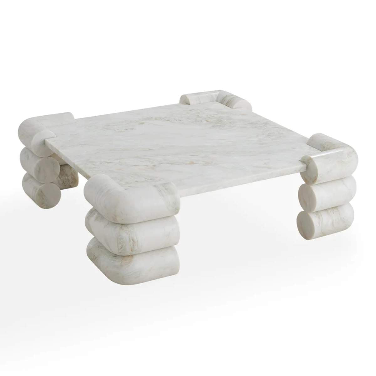 Jonathan Adler Circuit Marble Cocktail Table