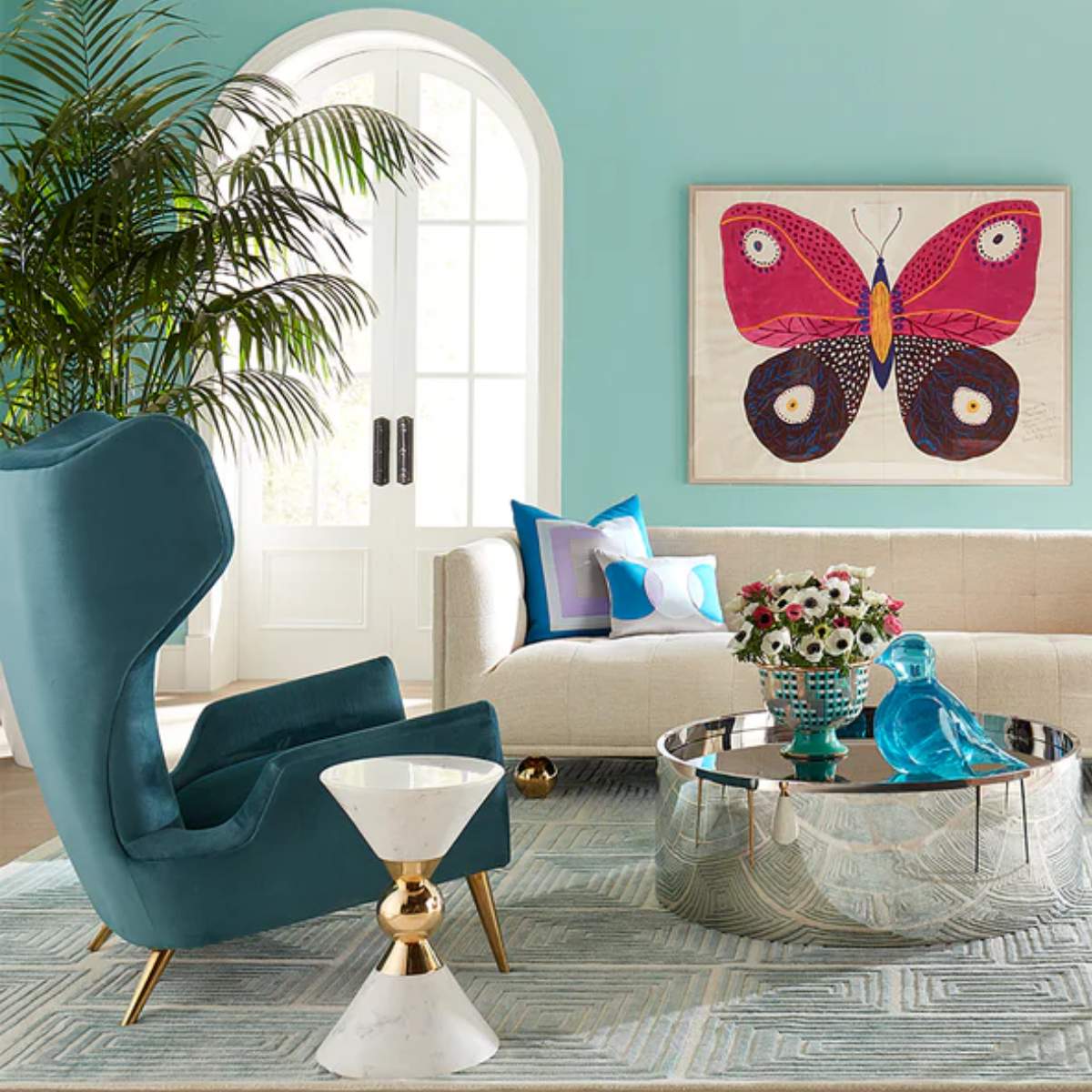 Jonathan Adler Claridge 228.6cm Sofa