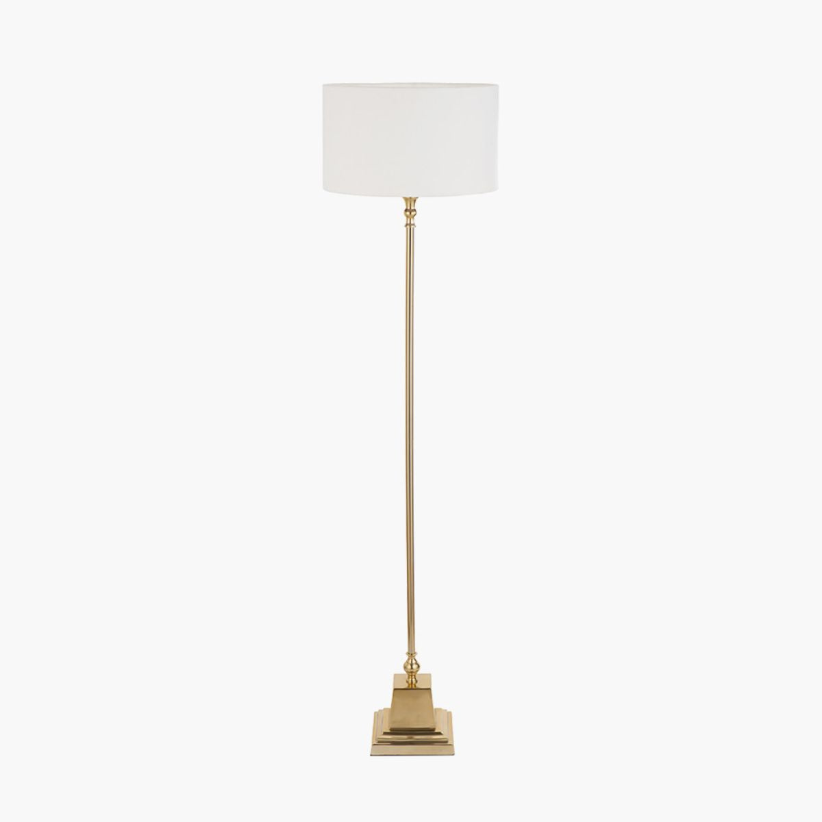 Pacific Lifestyle Claudius Gold Metal Stick Floor Lamp Base