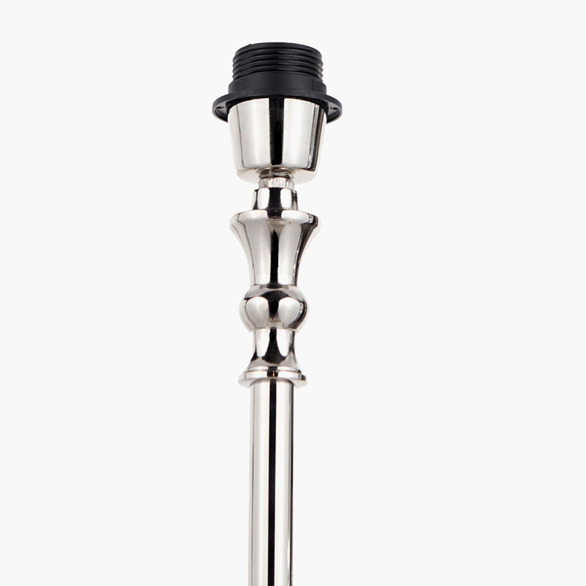 Pacific Lifestyle Claudius Nickel Metal Stick Floor Lamp Base