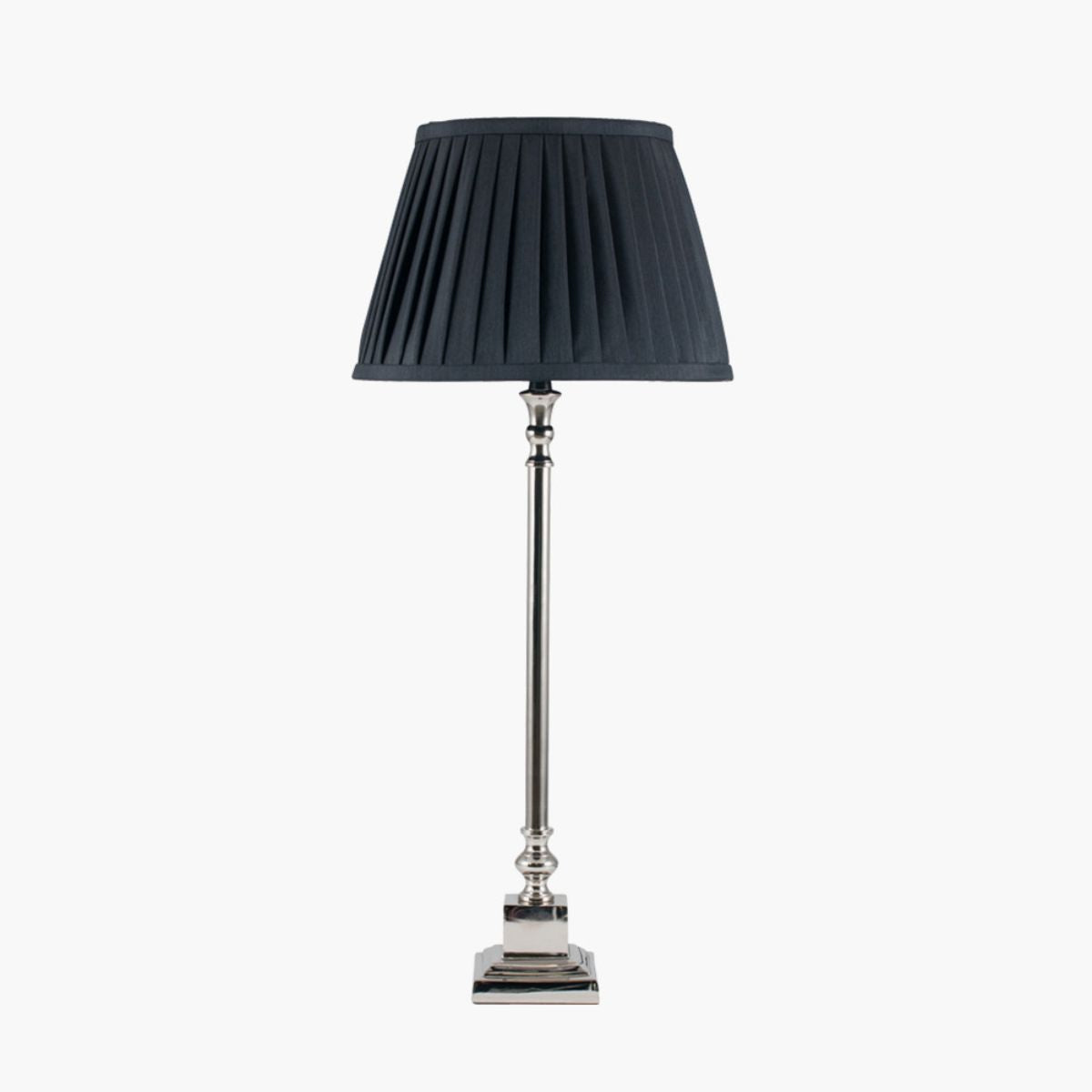 Pacific Lifestyle Claudius Nickel Metal Stick Table Lamp Base