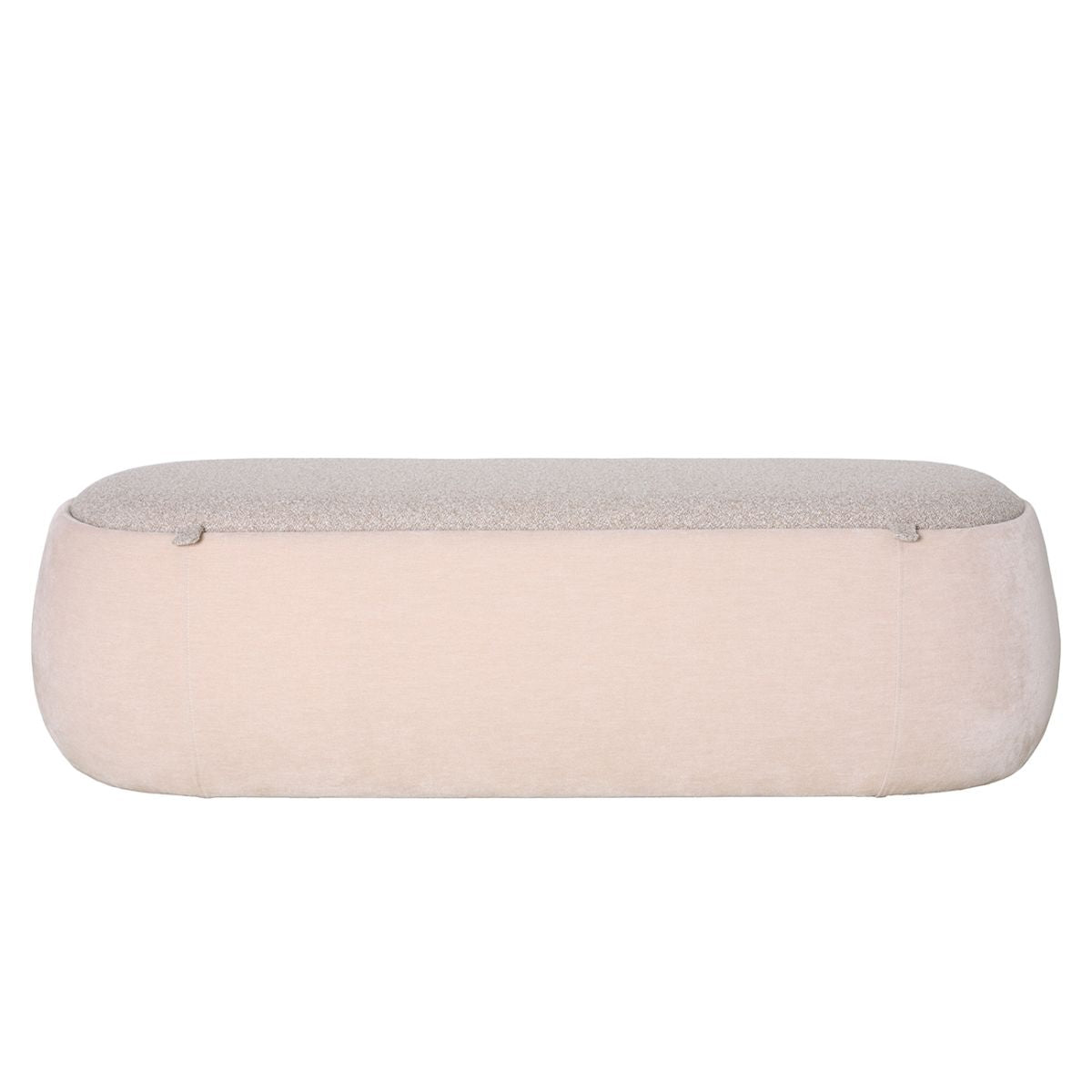 Libra Interiors Clemance Storage Bench Mushroom