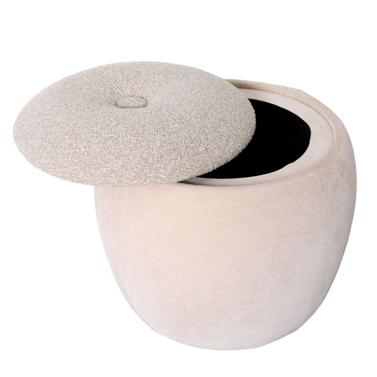 Libra Interiors Clemance Storage Stool Mushroom