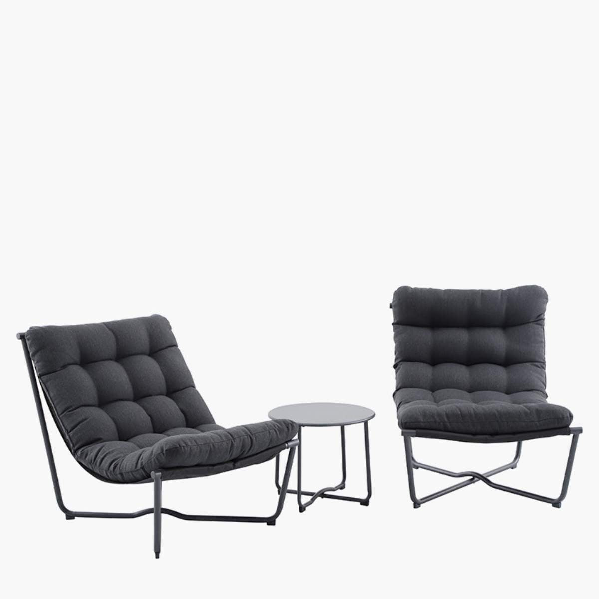 Pacific Lifestyle Clermont Anthracite Outdoor Lounging Set