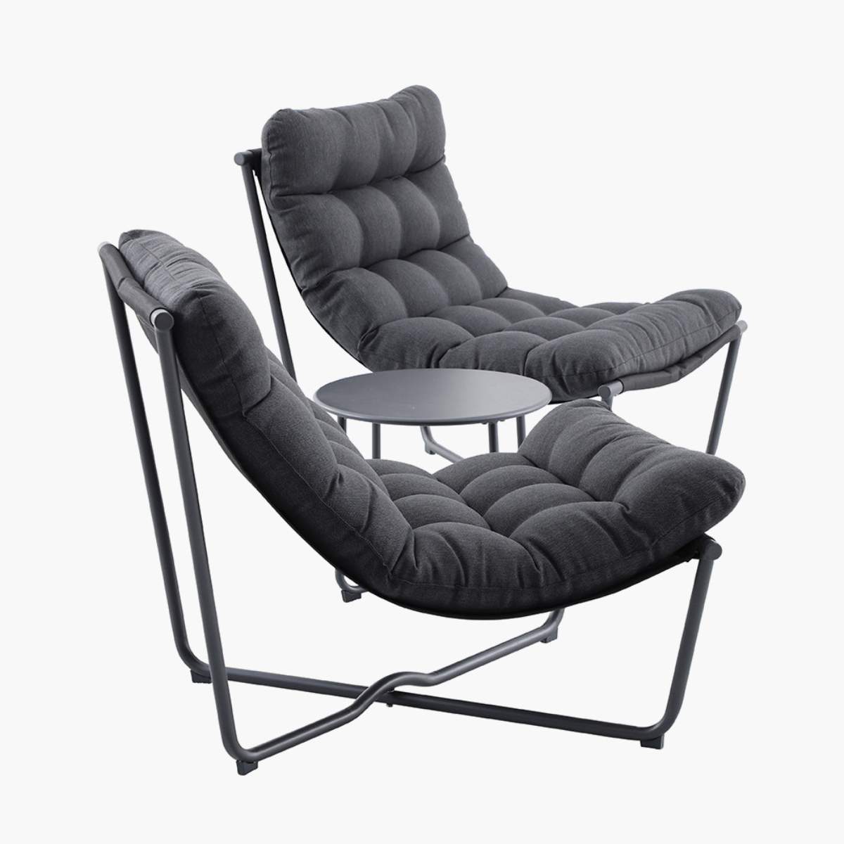 Pacific Lifestyle Clermont Anthracite Outdoor Lounging Set