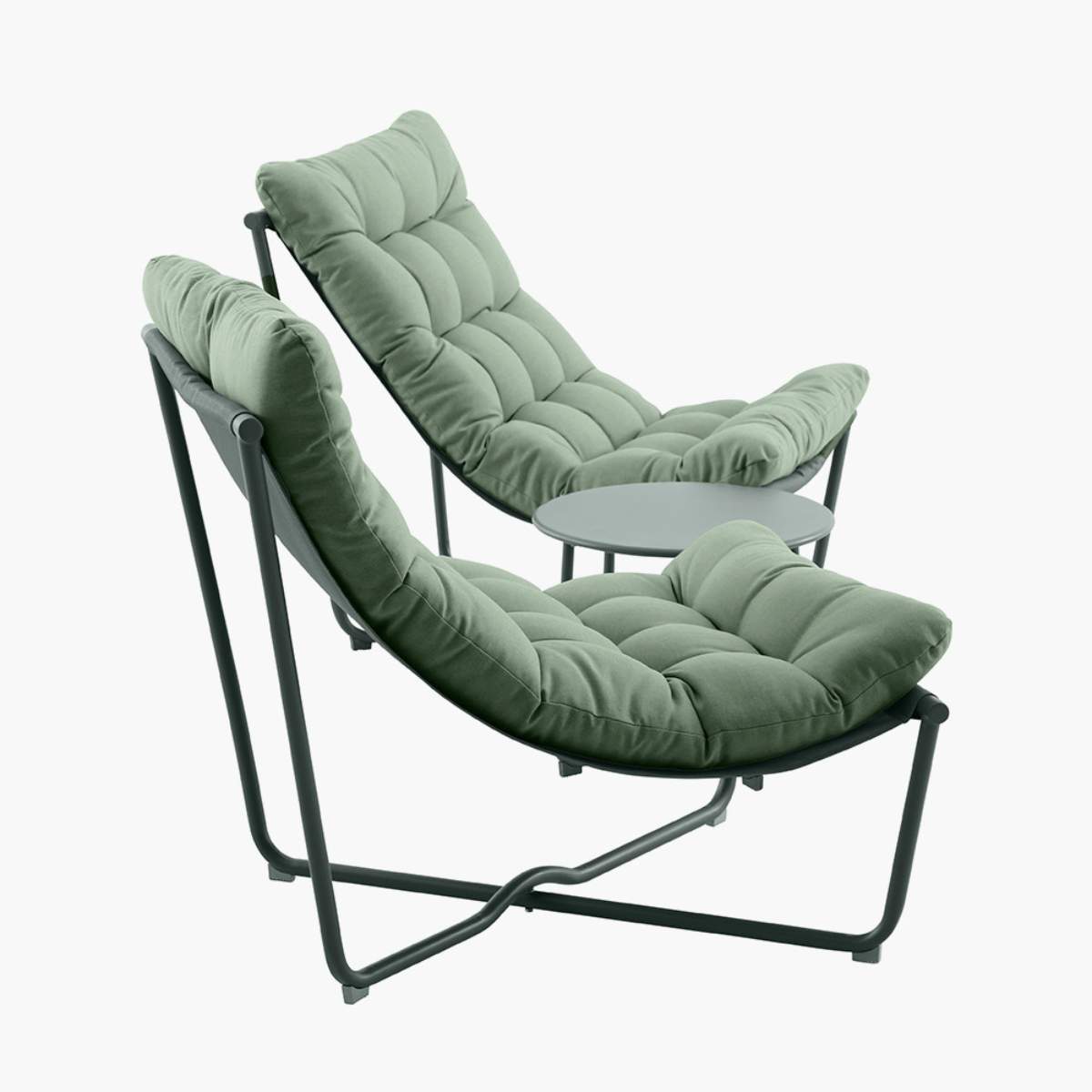 Pacific Lifestyle Clermont Moss Green Outdoor Lounging Set