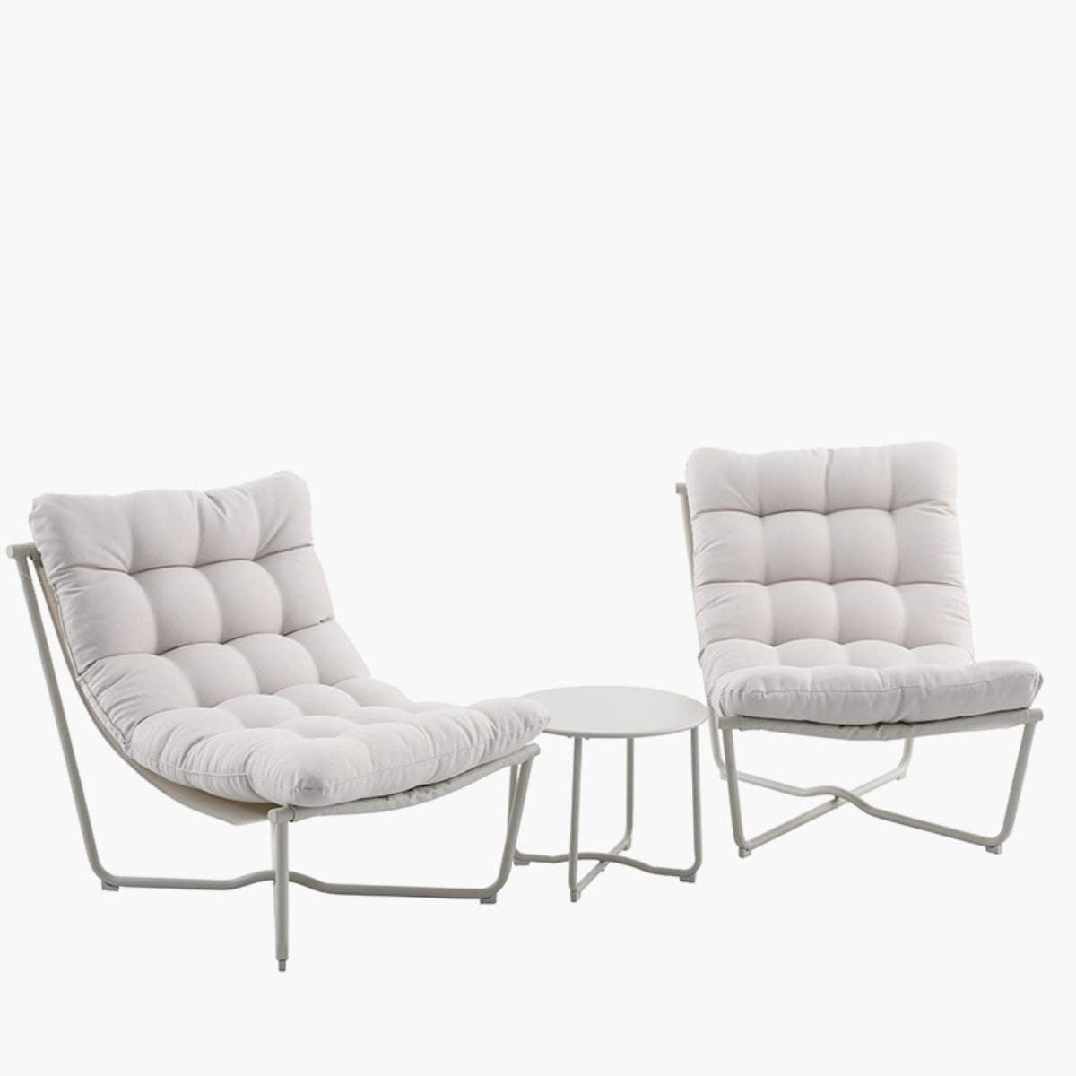 Pacific Lifestyle Clermont Putty Outdoor Lounging Set