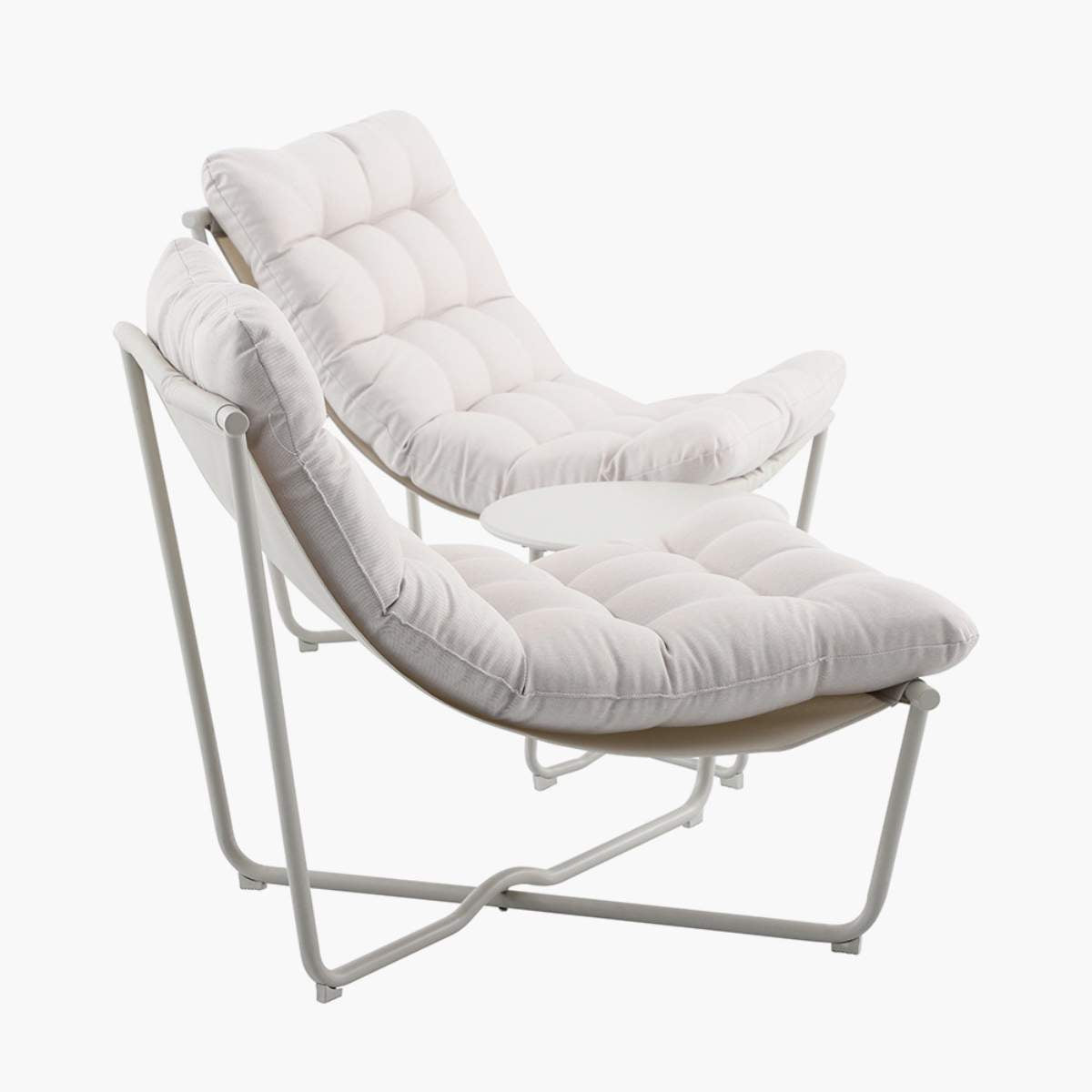 Pacific Lifestyle Clermont Putty Outdoor Lounging Set