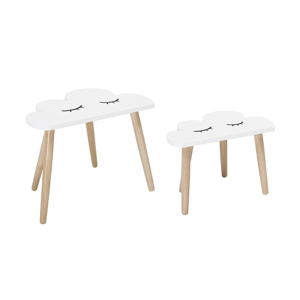 Cloud Play Table Set - White - Bloomingville-Beaumonde