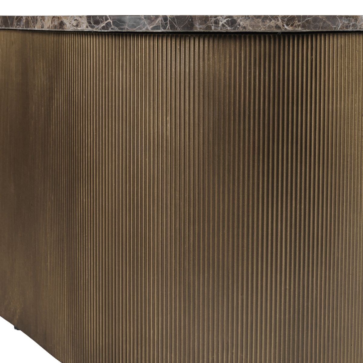 Libra Interiors Cloud Marble & Glass Set of 2 Coffee Tables