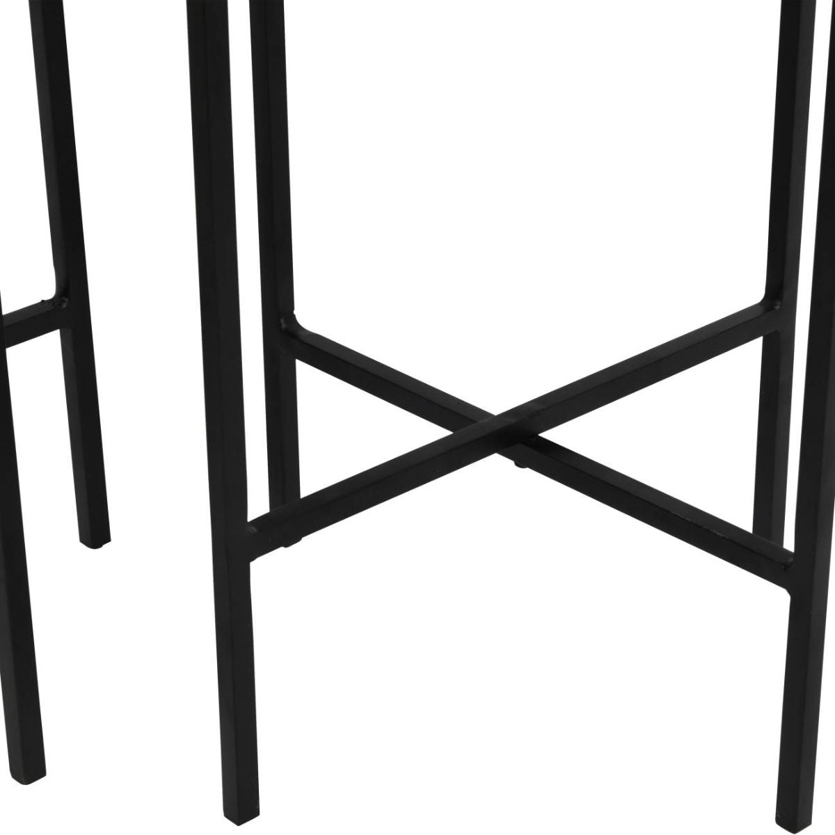 Libra Interiors Clyde Floor Standing Matt Black Set of 2 Planters