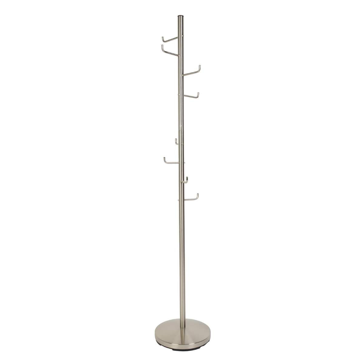 Beau&Co Coat Rack Hooked Satin Nickel