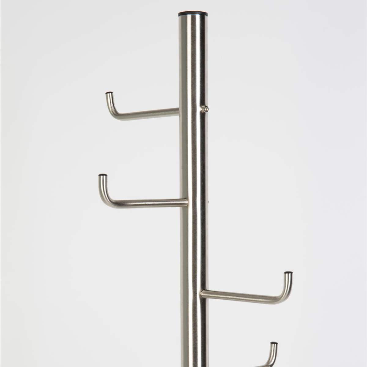 Beau&Co Coat Rack Hooked Satin Nickel