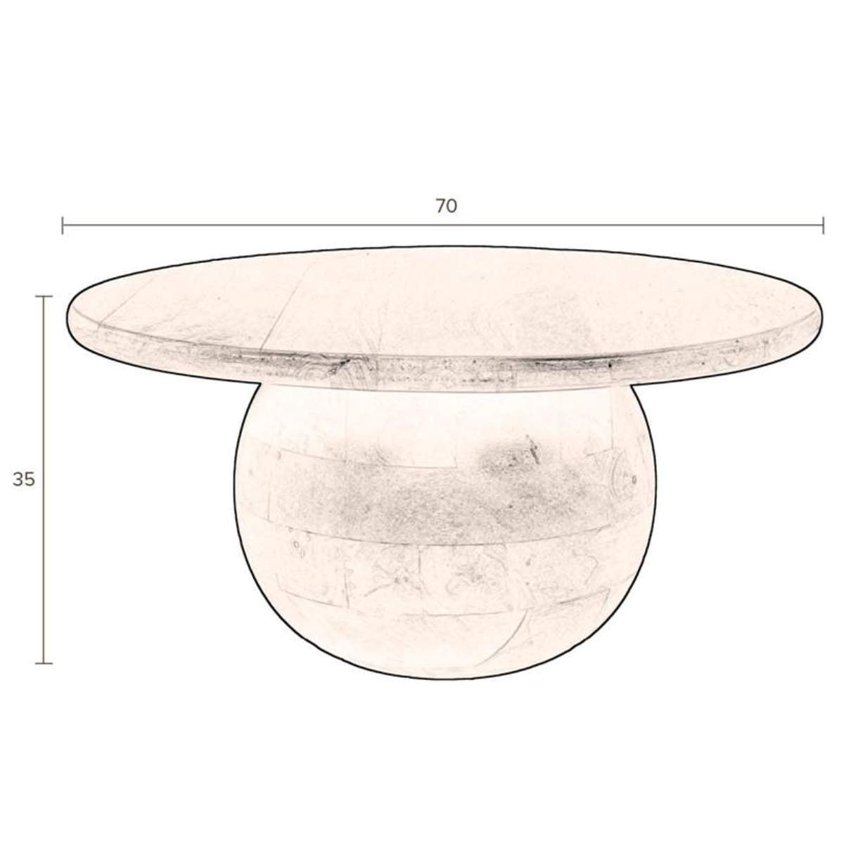 Dutch Bone Coffee Table Oblivian