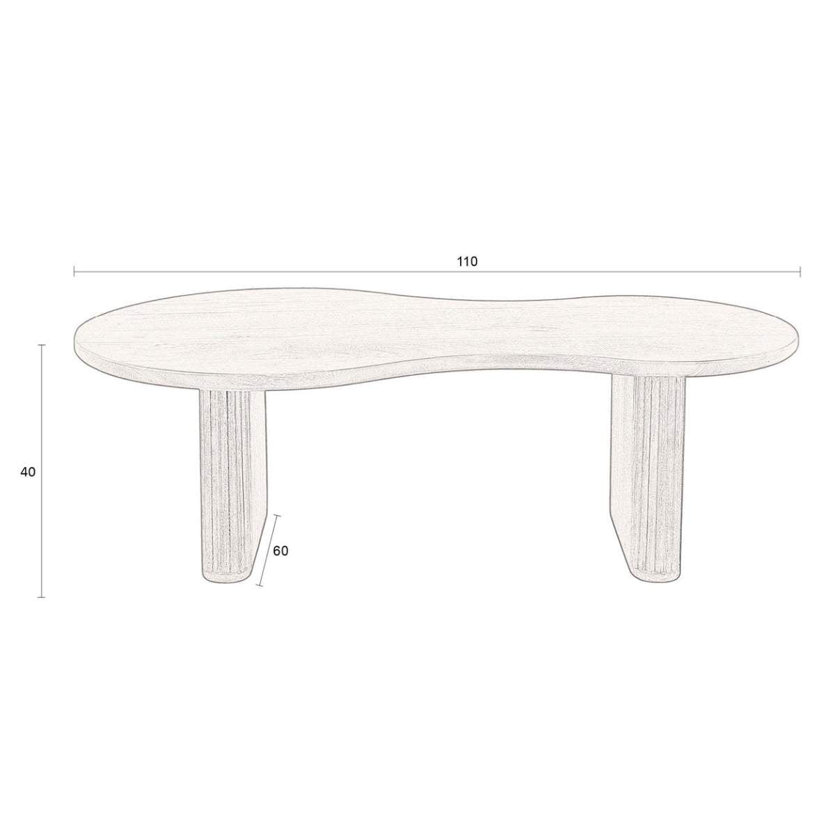 Dutch Bone Coffee Table Tilon