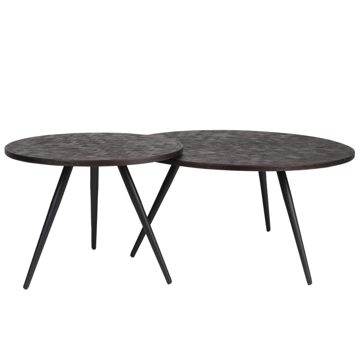 Beau&Co Coffee + side table Webster set of 2