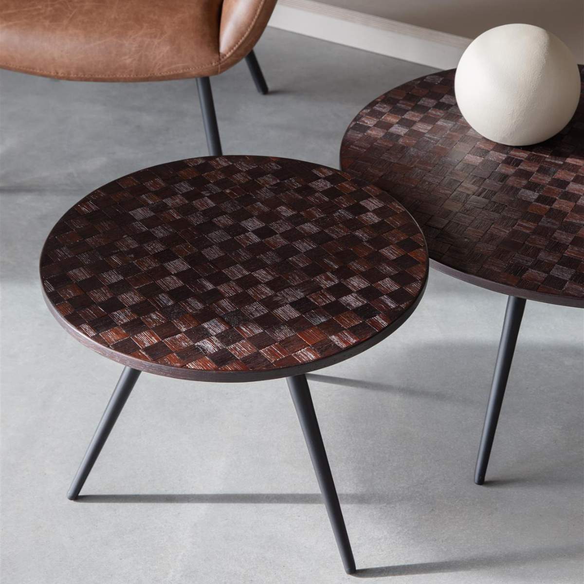 Beau&Co Coffee + side table Webster set of 2
