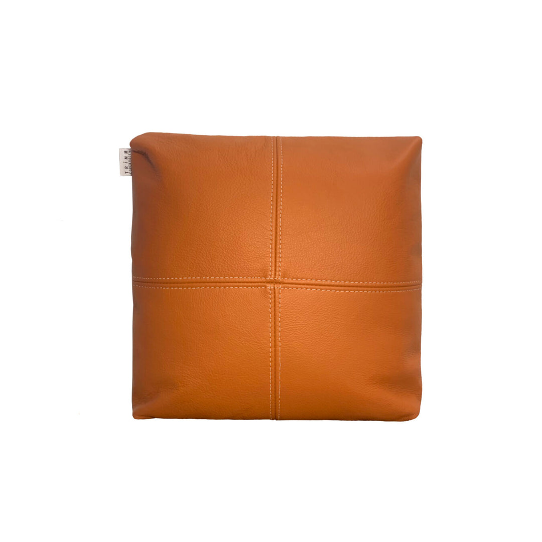 Square Leather Cushion-Beaumonde