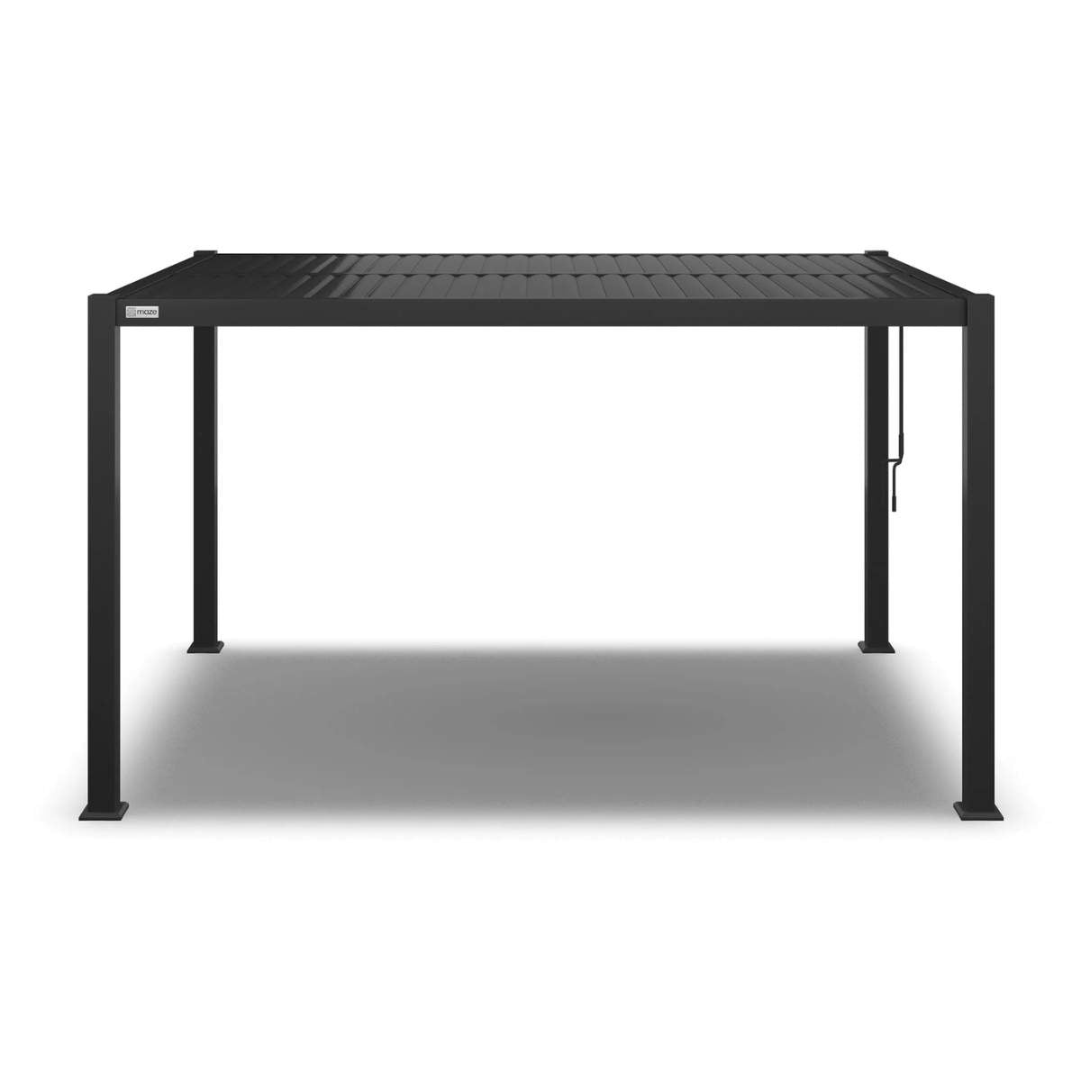 Maze - Como 3m x 4m Aluminium Garden Pergola With LED Lights