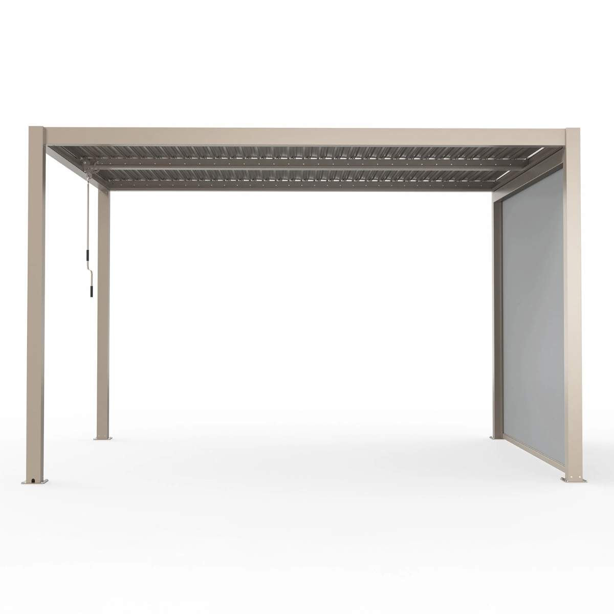 Maze - Como 3m x 4m Aluminium Garden Pergola With LED Lights