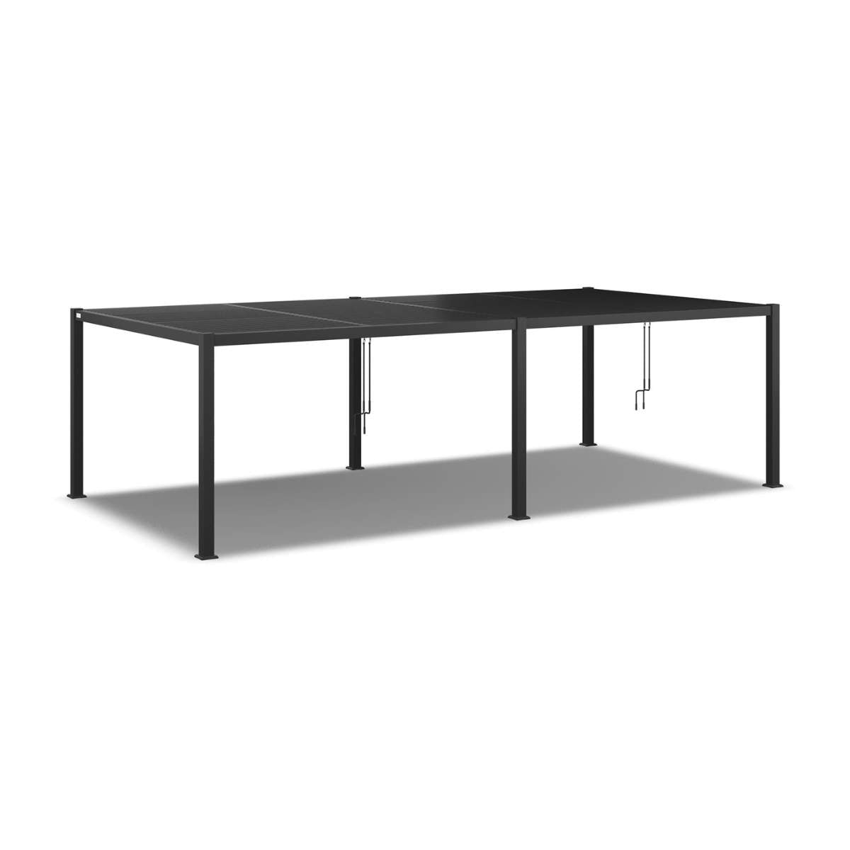 Maze - Como 7.8m x 4m Aluminium Metal Outdoor Garden Pergola