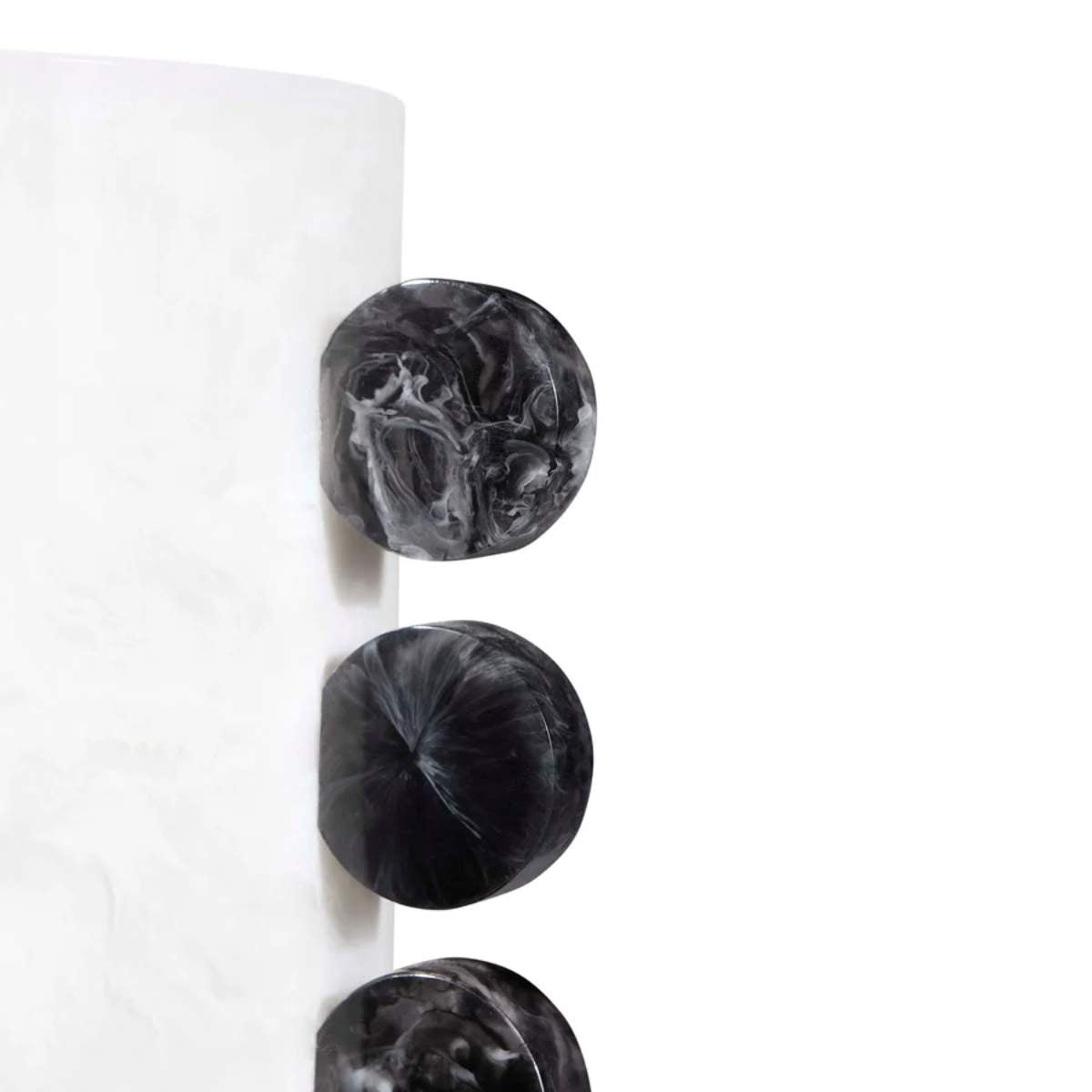 Jonathan Adler Como Black & White Disc Urn