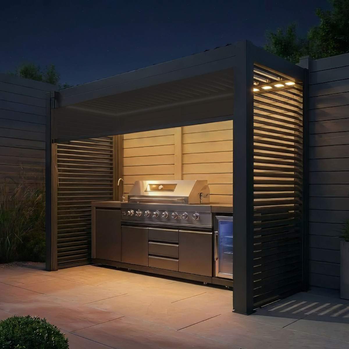 Maze - Como Freestanding BBQ Shelter