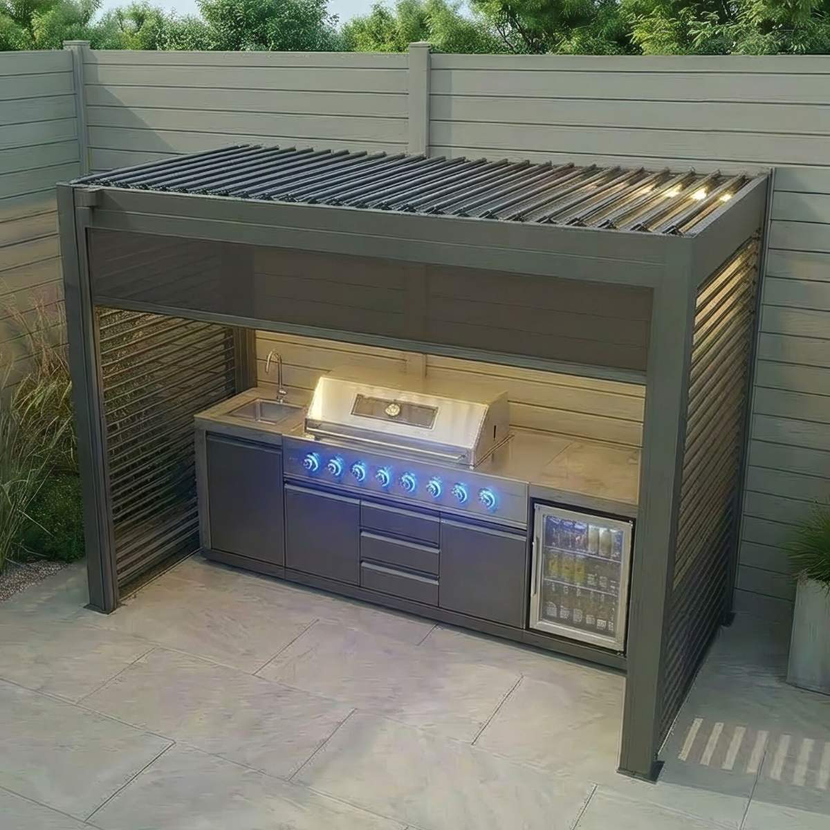 Maze - Como Freestanding BBQ Shelter