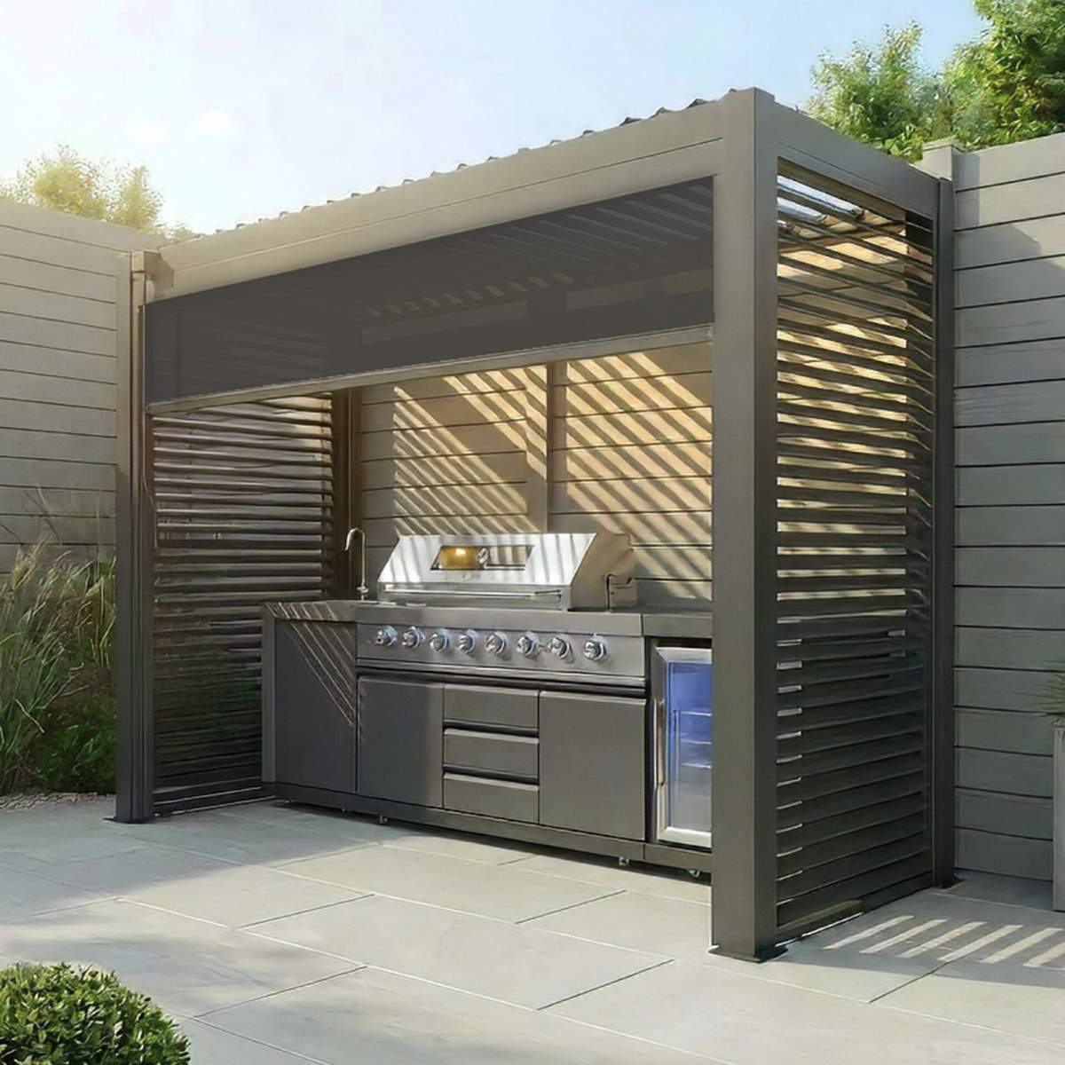 Maze - Como Freestanding BBQ Shelter