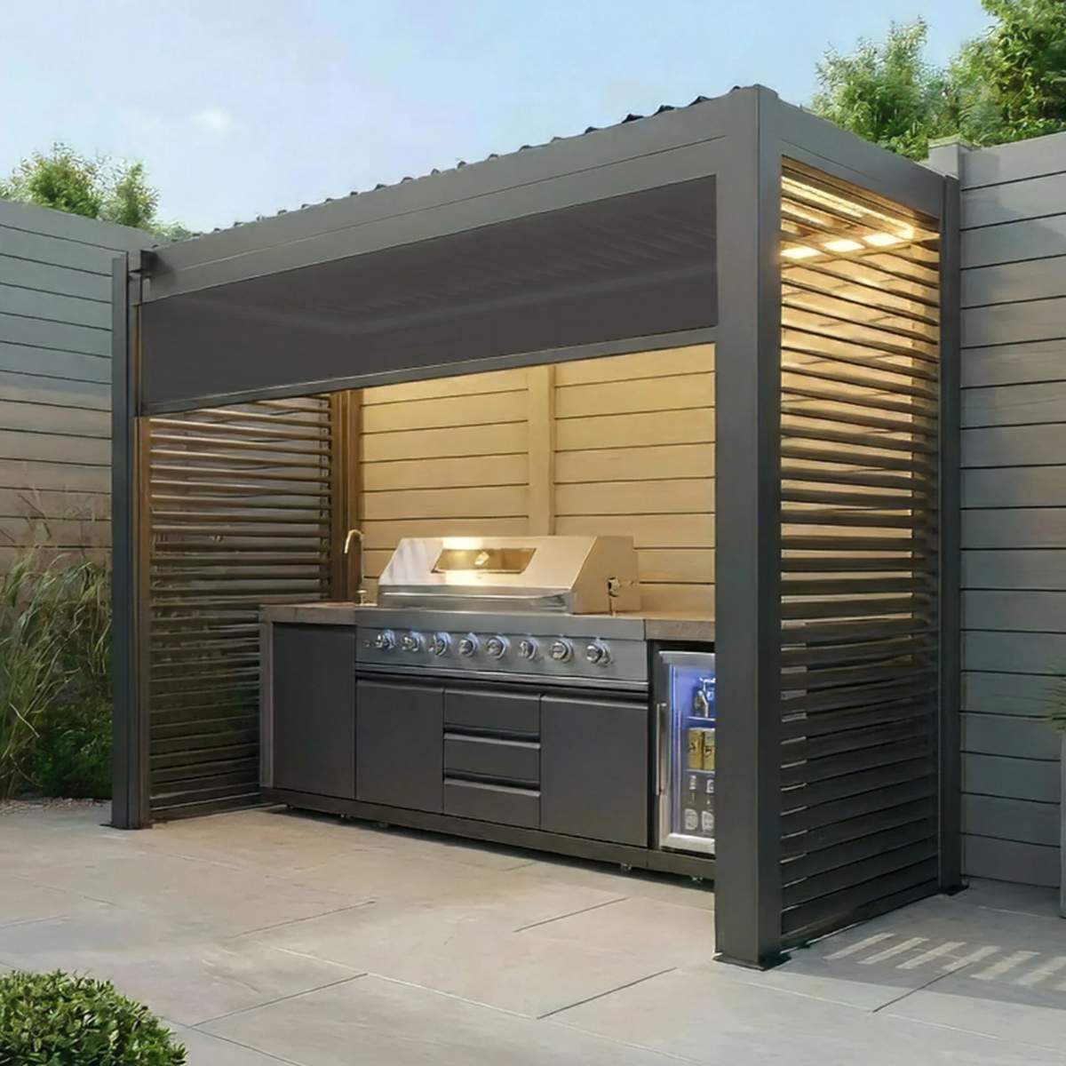Maze - Como Freestanding BBQ Shelter
