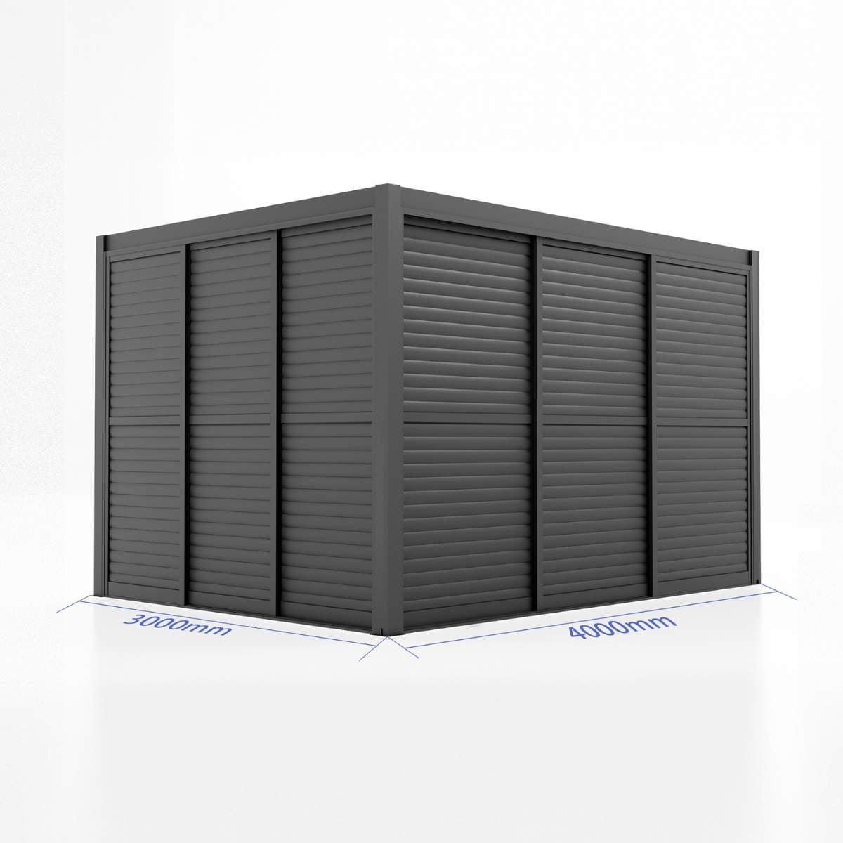 Maze - Como Pergola Sliding Louvre Panel Door